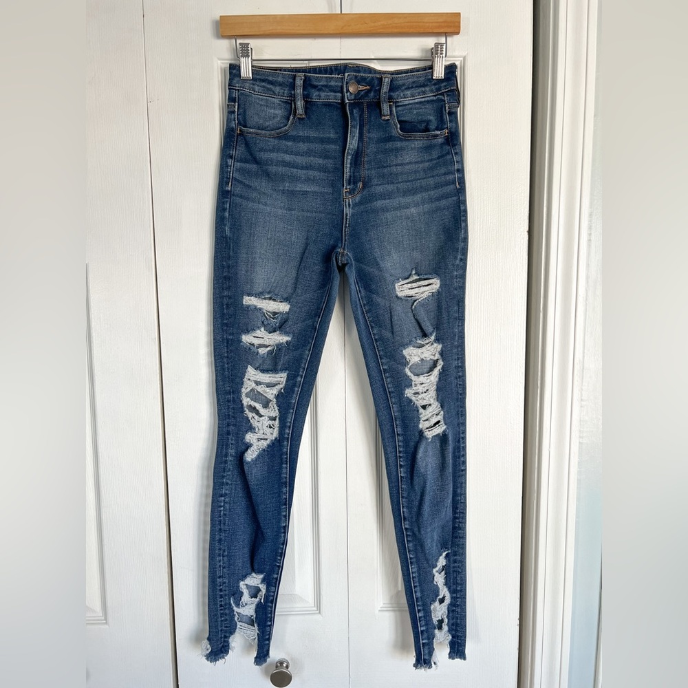 American Eagle Super High Waisted Legging Jeans